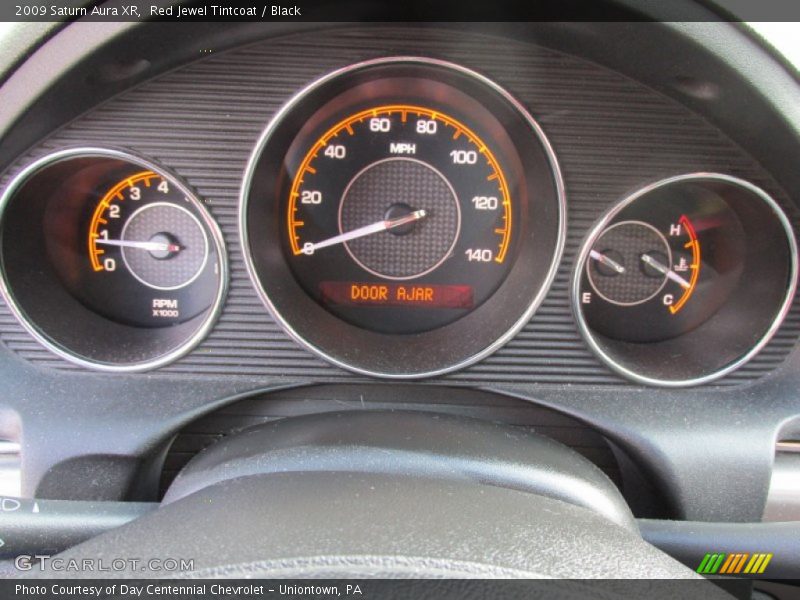 Red Jewel Tintcoat / Black 2009 Saturn Aura XR