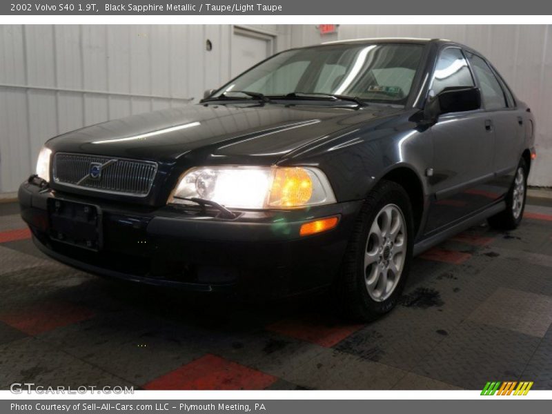 Black Sapphire Metallic / Taupe/Light Taupe 2002 Volvo S40 1.9T