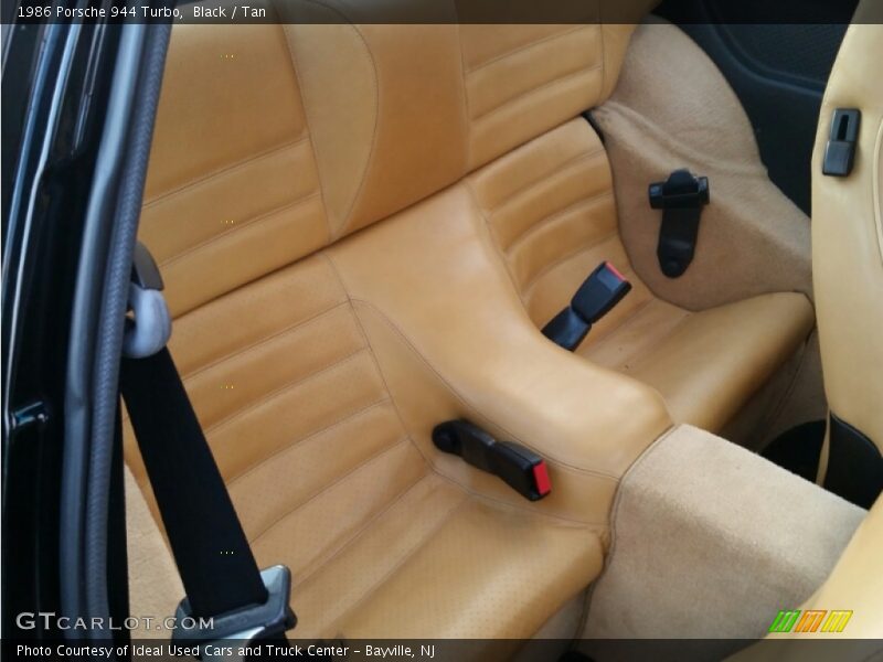 Rear Seat of 1986 944 Turbo
