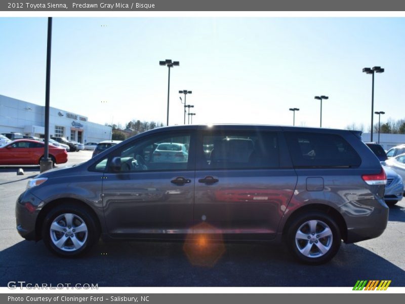 Predawn Gray Mica / Bisque 2012 Toyota Sienna