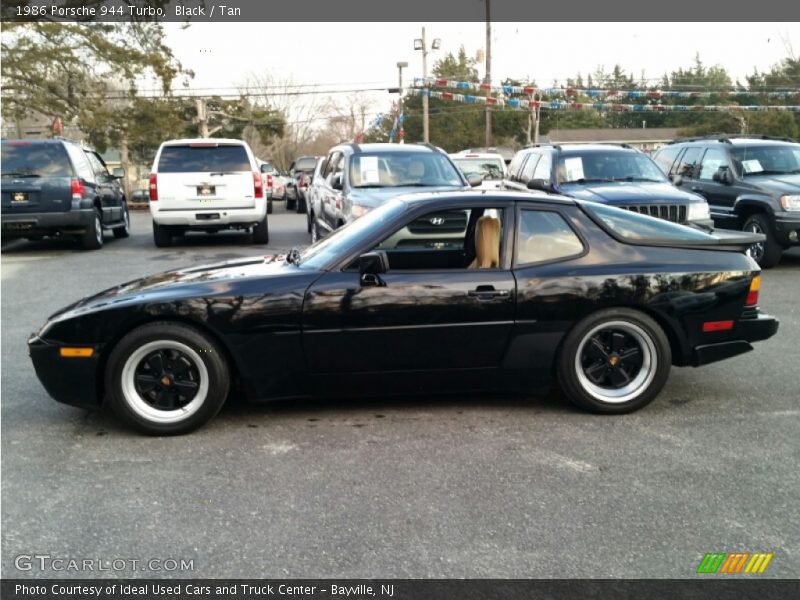 Black / Tan 1986 Porsche 944 Turbo