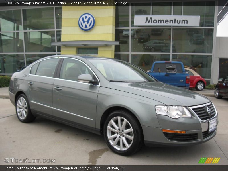 Granite Green Metallic / Pure Beige 2006 Volkswagen Passat 2.0T Sedan