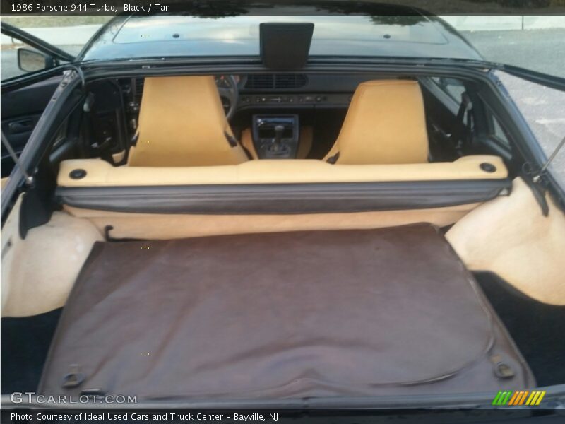 Black / Tan 1986 Porsche 944 Turbo