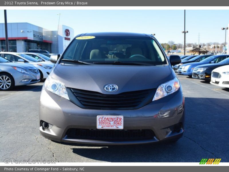 Predawn Gray Mica / Bisque 2012 Toyota Sienna