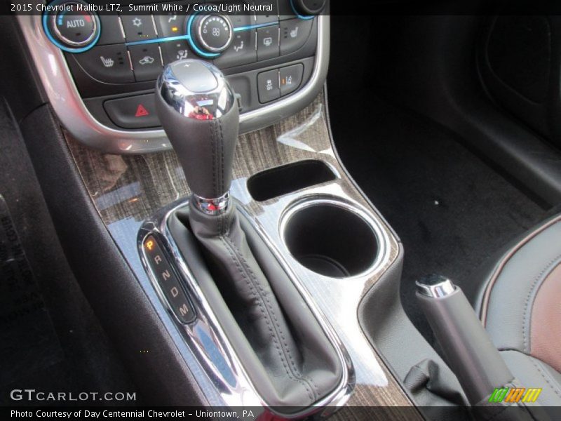 Summit White / Cocoa/Light Neutral 2015 Chevrolet Malibu LTZ