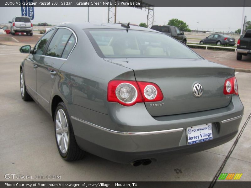 Granite Green Metallic / Pure Beige 2006 Volkswagen Passat 2.0T Sedan
