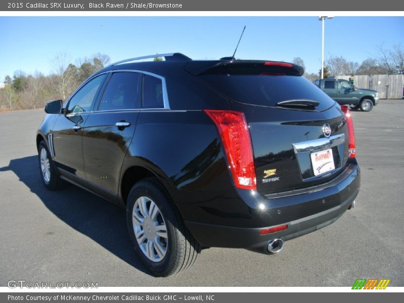 Black Raven / Shale/Brownstone 2015 Cadillac SRX Luxury