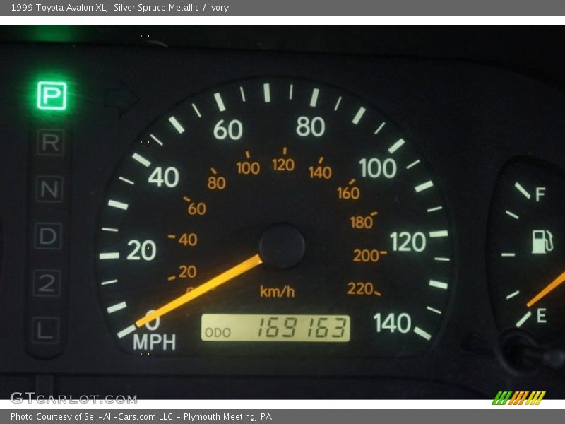 Silver Spruce Metallic / Ivory 1999 Toyota Avalon XL