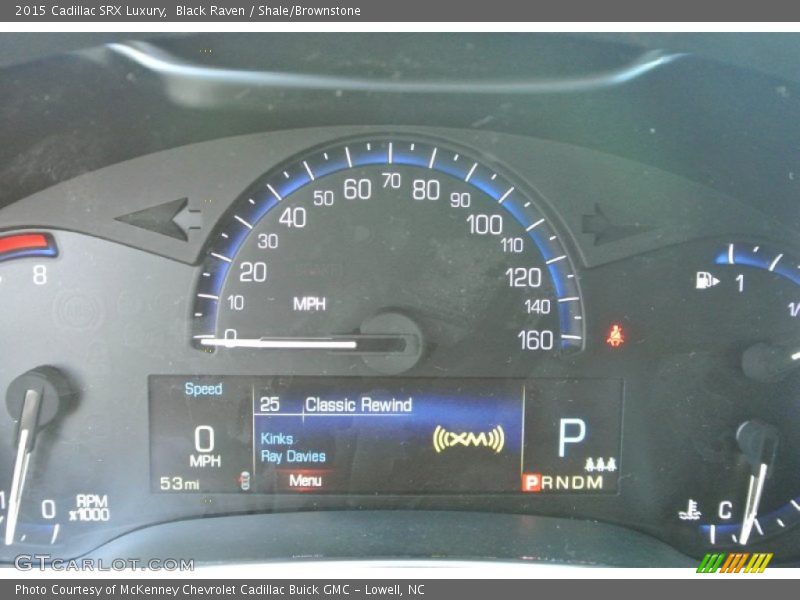 Black Raven / Shale/Brownstone 2015 Cadillac SRX Luxury