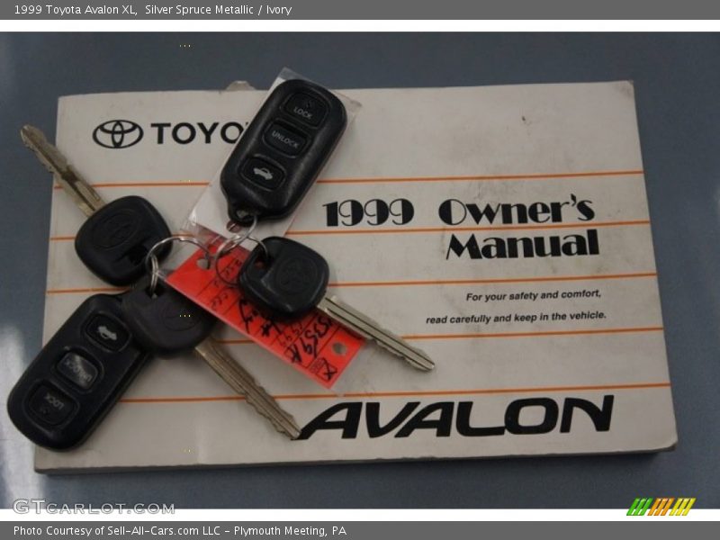 Silver Spruce Metallic / Ivory 1999 Toyota Avalon XL