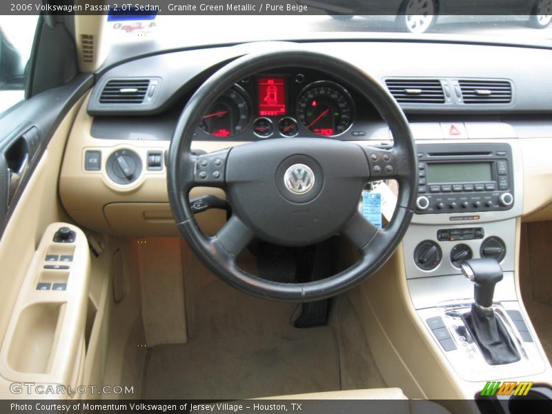 Granite Green Metallic / Pure Beige 2006 Volkswagen Passat 2.0T Sedan