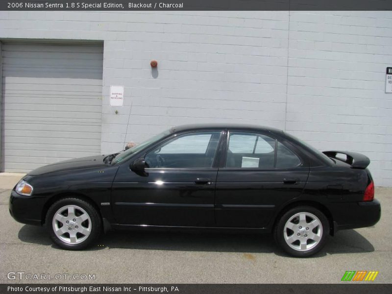 Blackout / Charcoal 2006 Nissan Sentra 1.8 S Special Edition
