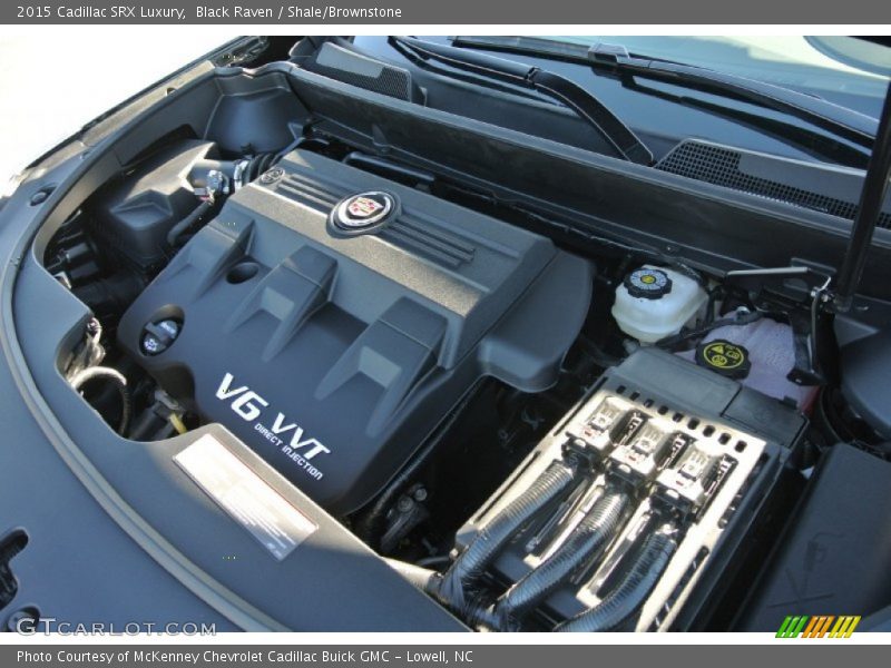 Black Raven / Shale/Brownstone 2015 Cadillac SRX Luxury