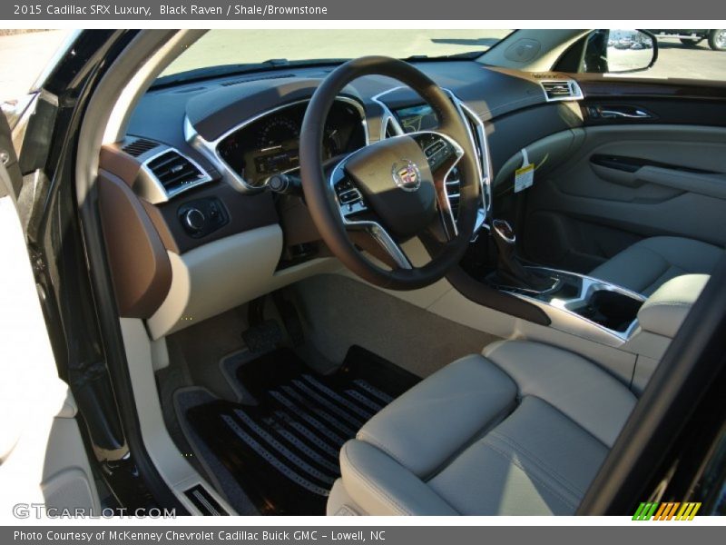 Black Raven / Shale/Brownstone 2015 Cadillac SRX Luxury