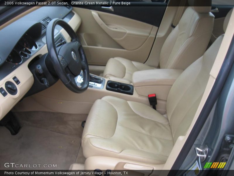 Granite Green Metallic / Pure Beige 2006 Volkswagen Passat 2.0T Sedan