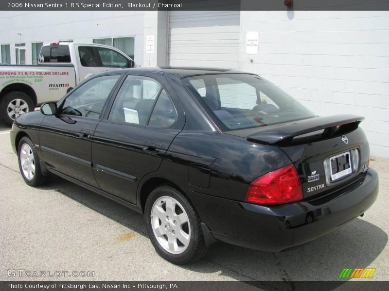 Blackout / Charcoal 2006 Nissan Sentra 1.8 S Special Edition