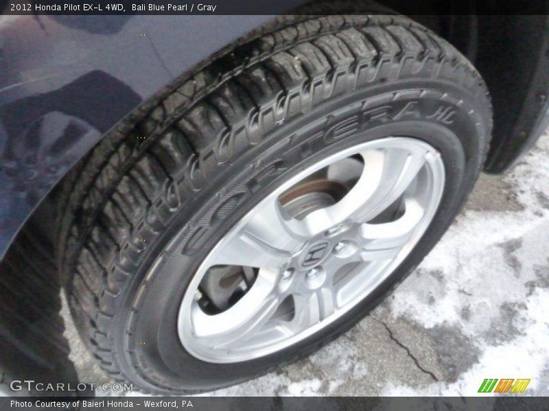 Bali Blue Pearl / Gray 2012 Honda Pilot EX-L 4WD