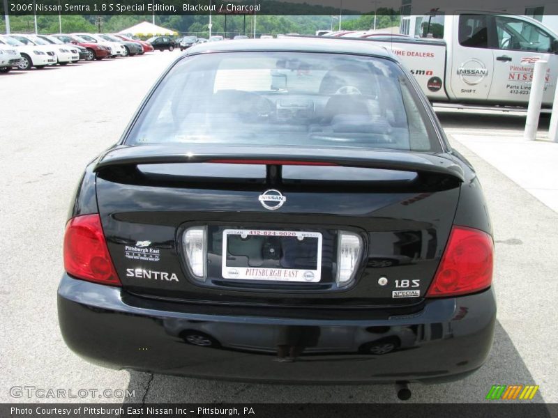 Blackout / Charcoal 2006 Nissan Sentra 1.8 S Special Edition