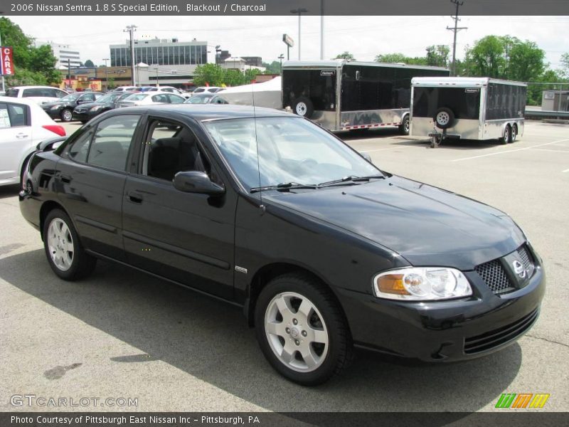 Blackout / Charcoal 2006 Nissan Sentra 1.8 S Special Edition
