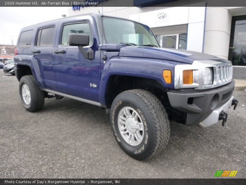 All-Terrain Blue / Ebony/Pewter 2009 Hummer H3