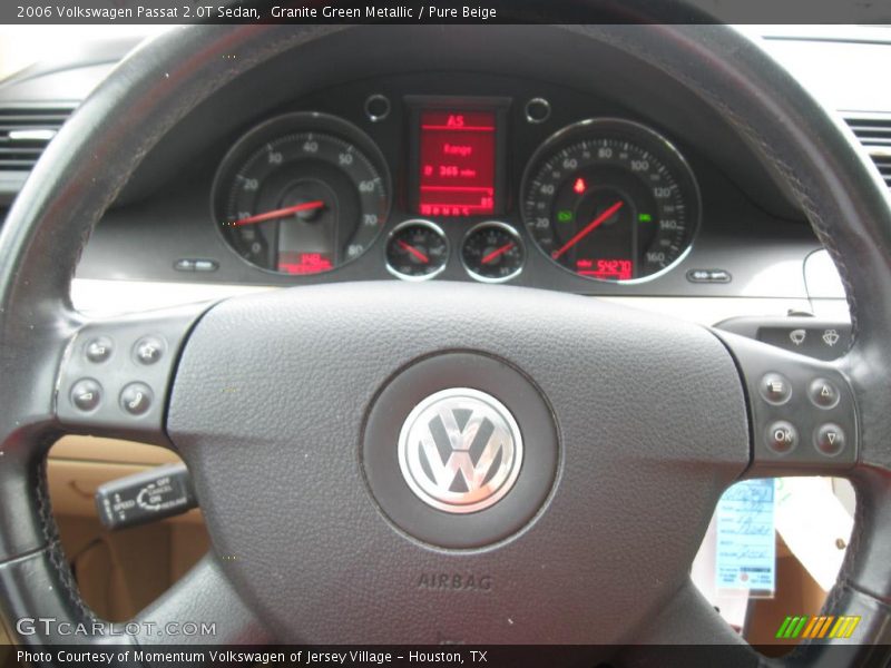 Granite Green Metallic / Pure Beige 2006 Volkswagen Passat 2.0T Sedan