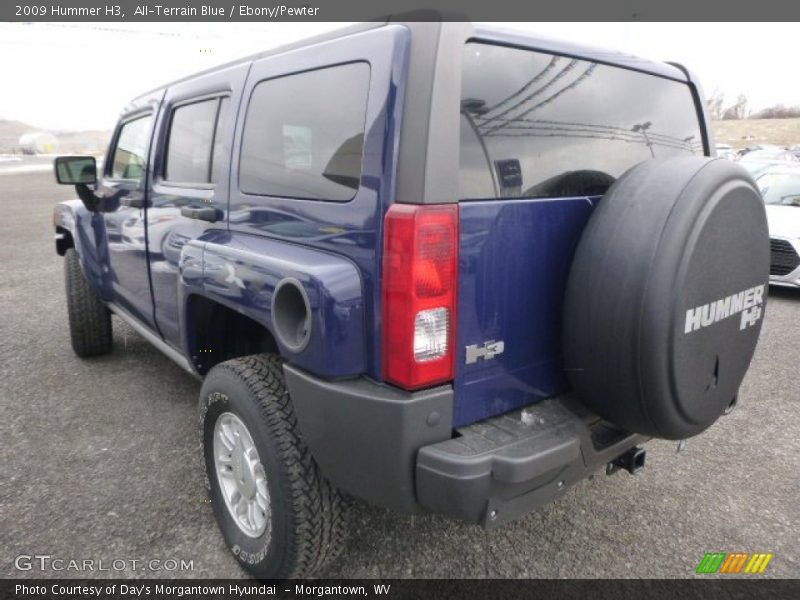 All-Terrain Blue / Ebony/Pewter 2009 Hummer H3