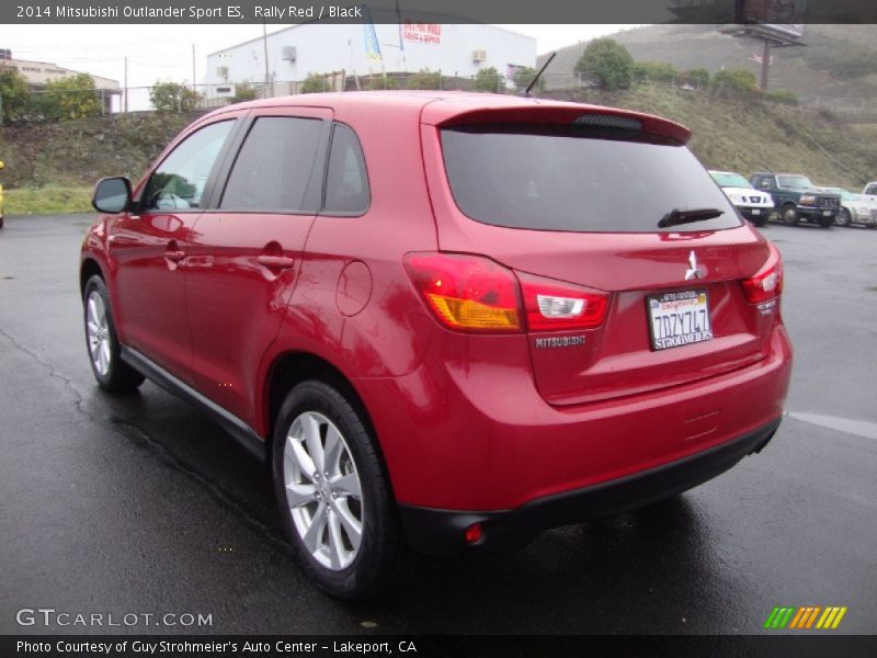 Rally Red / Black 2014 Mitsubishi Outlander Sport ES