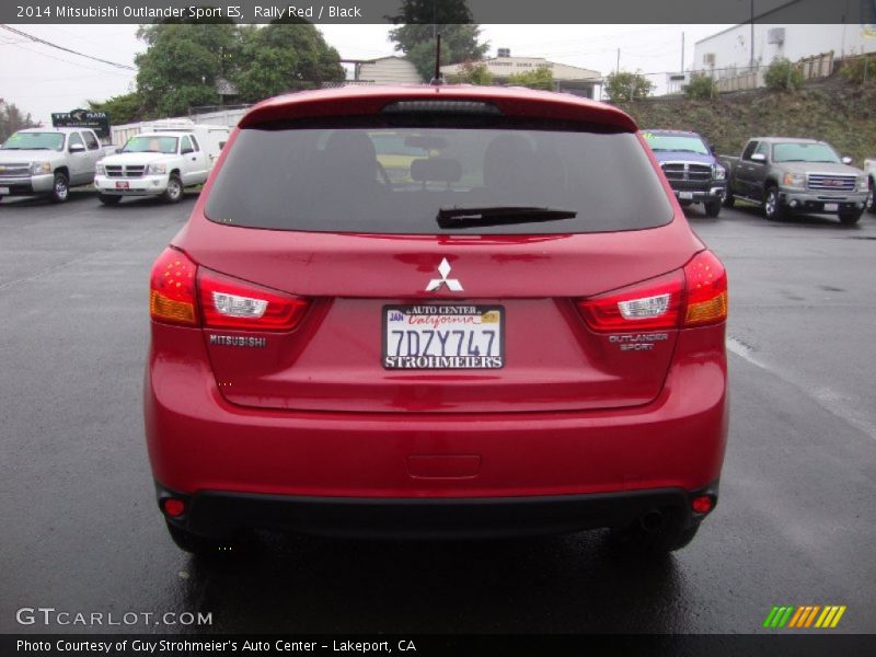 Rally Red / Black 2014 Mitsubishi Outlander Sport ES