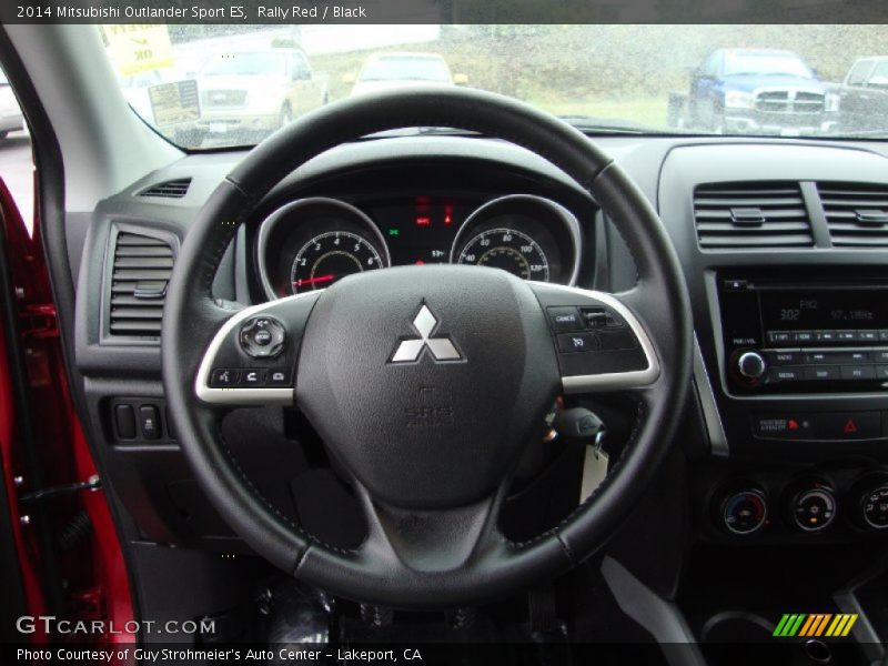 Rally Red / Black 2014 Mitsubishi Outlander Sport ES