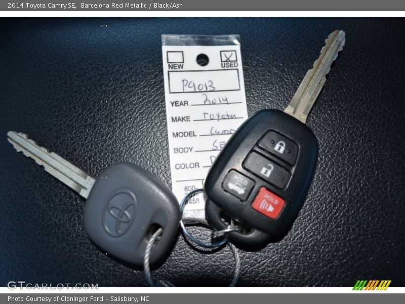 Barcelona Red Metallic / Black/Ash 2014 Toyota Camry SE