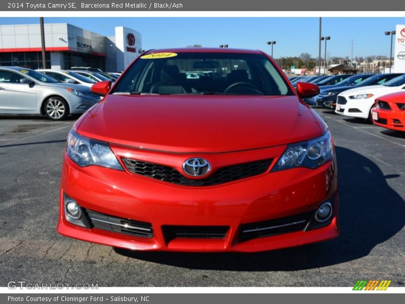 Barcelona Red Metallic / Black/Ash 2014 Toyota Camry SE