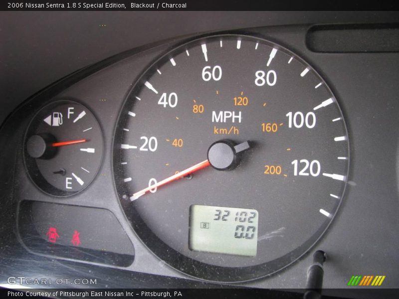 Blackout / Charcoal 2006 Nissan Sentra 1.8 S Special Edition