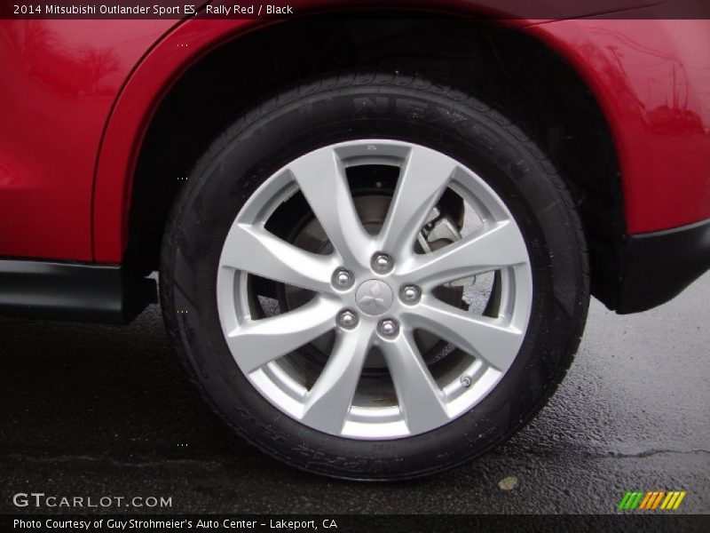 Rally Red / Black 2014 Mitsubishi Outlander Sport ES