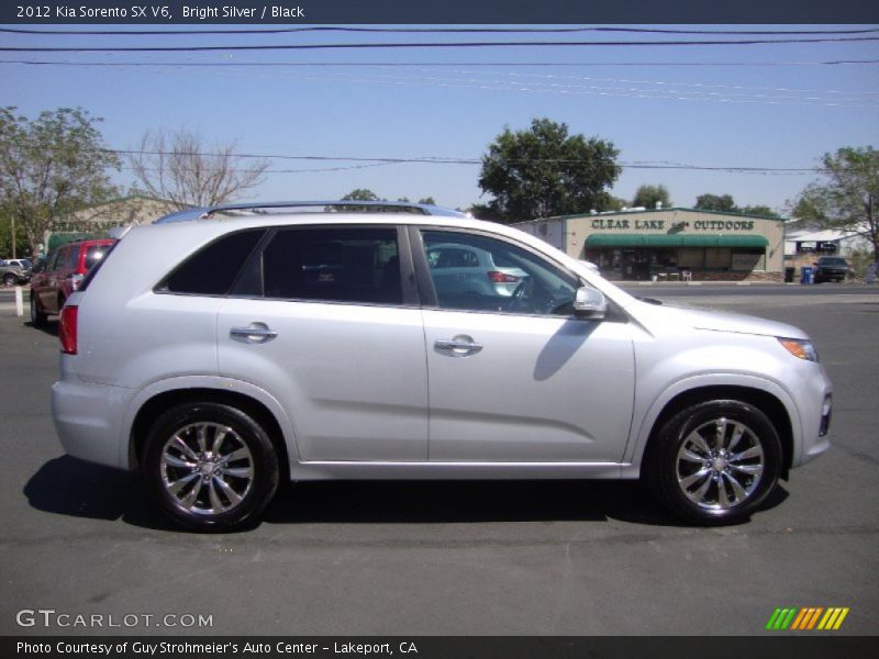 Bright Silver / Black 2012 Kia Sorento SX V6