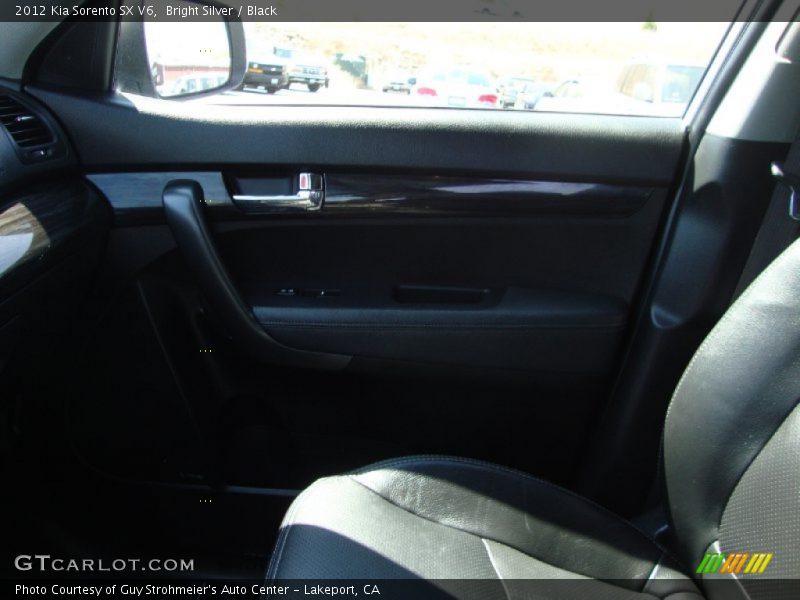 Bright Silver / Black 2012 Kia Sorento SX V6