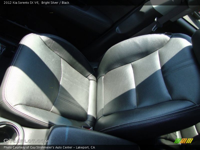 Bright Silver / Black 2012 Kia Sorento SX V6