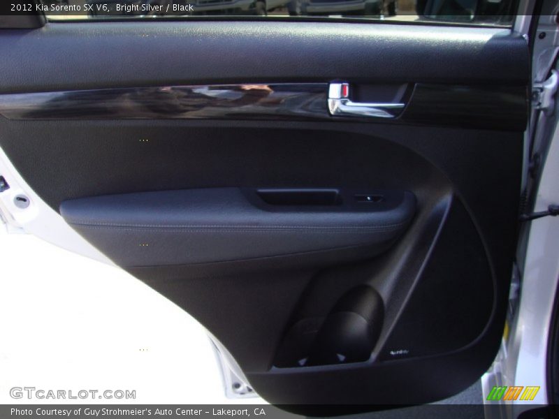 Bright Silver / Black 2012 Kia Sorento SX V6