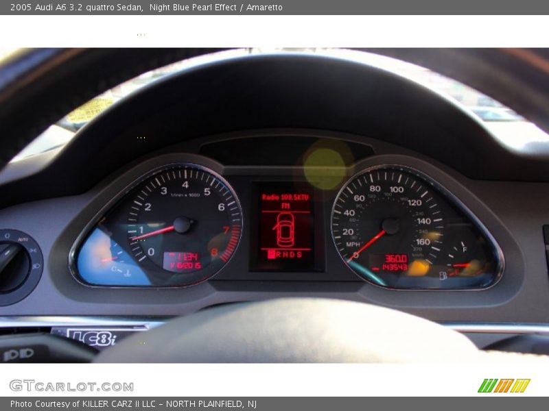 Night Blue Pearl Effect / Amaretto 2005 Audi A6 3.2 quattro Sedan