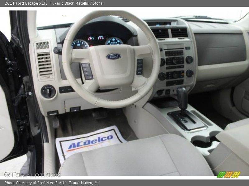 Tuxedo Black Metallic / Stone 2011 Ford Escape XLT