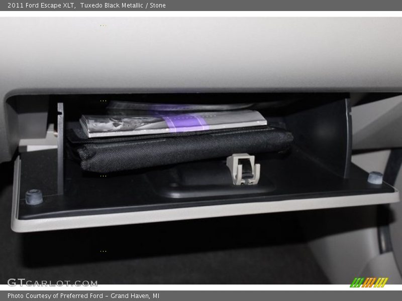Tuxedo Black Metallic / Stone 2011 Ford Escape XLT