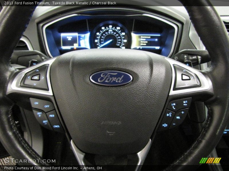 Tuxedo Black Metallic / Charcoal Black 2013 Ford Fusion Titanium