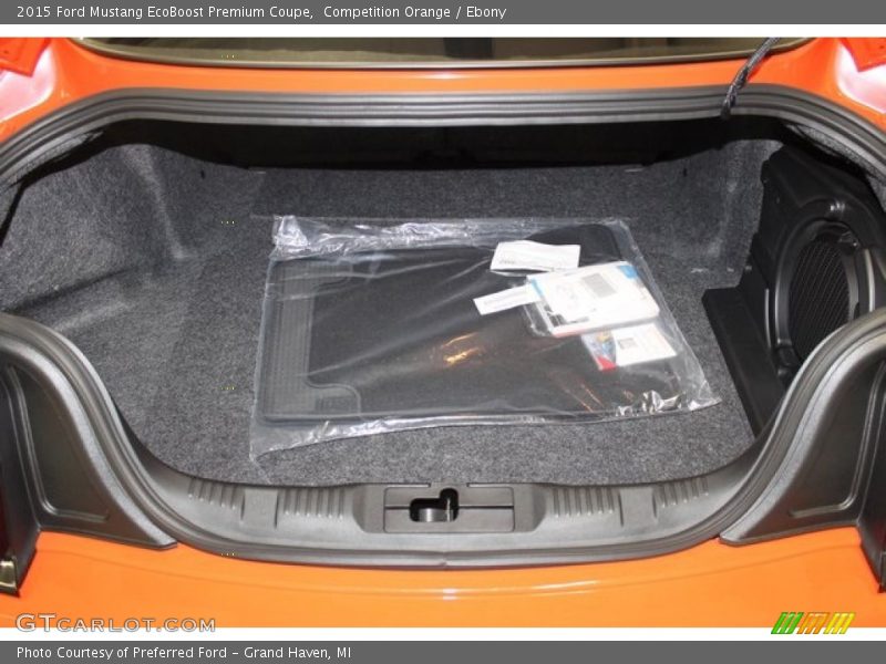  2015 Mustang EcoBoost Premium Coupe Trunk