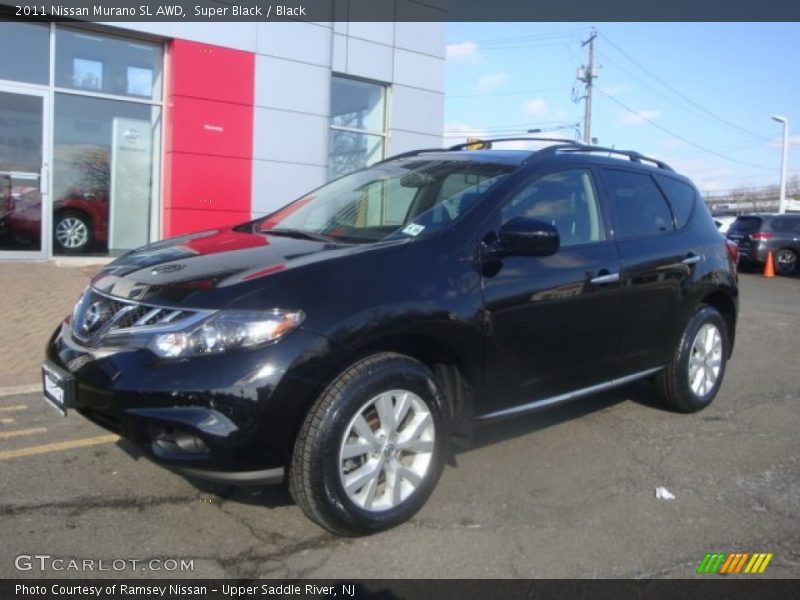 Super Black / Black 2011 Nissan Murano SL AWD