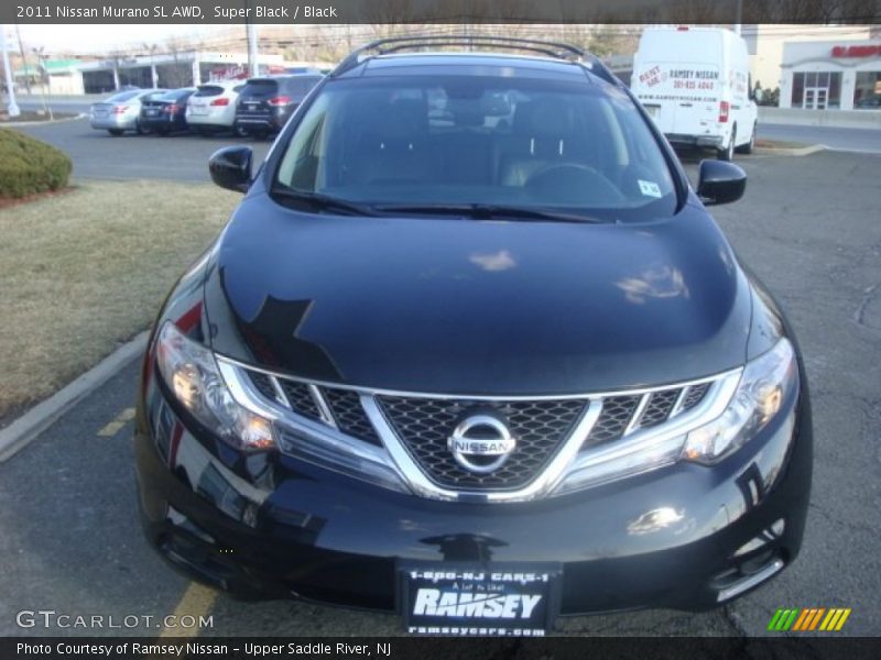 Super Black / Black 2011 Nissan Murano SL AWD