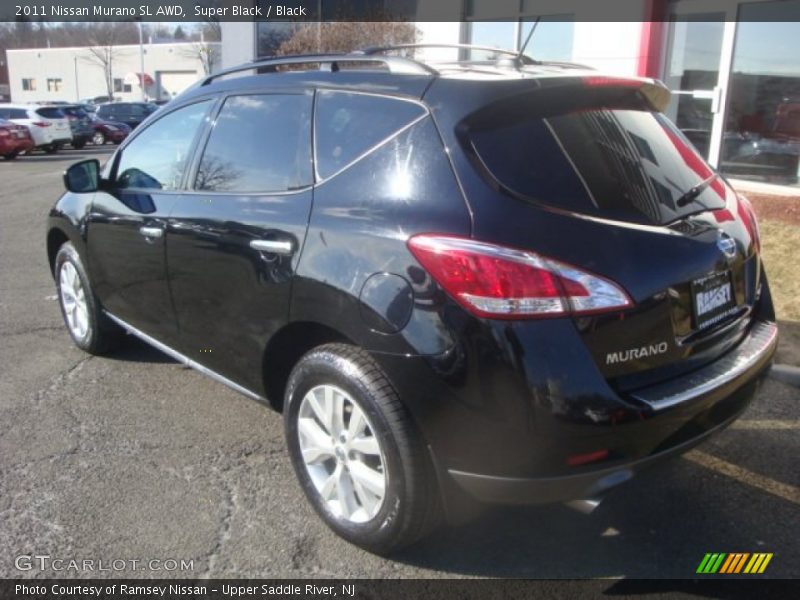 Super Black / Black 2011 Nissan Murano SL AWD