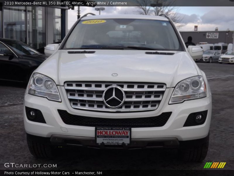 Arctic White / Cashmere 2010 Mercedes-Benz ML 350 BlueTEC 4Matic