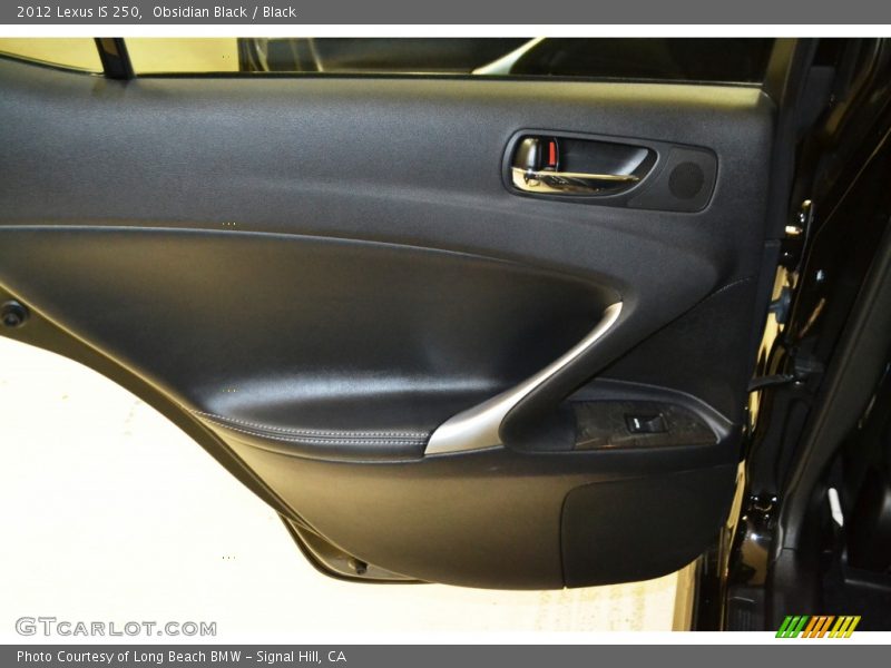 Obsidian Black / Black 2012 Lexus IS 250