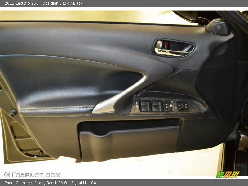 Obsidian Black / Black 2012 Lexus IS 250