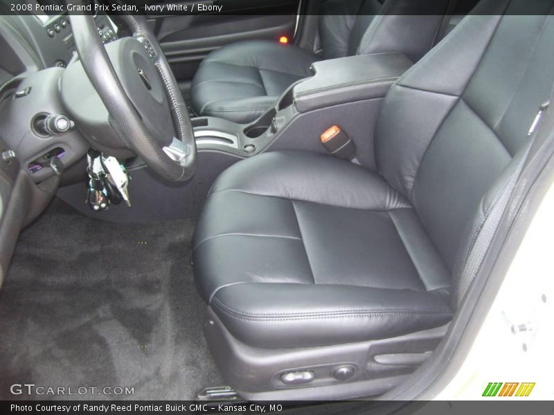 Ivory White / Ebony 2008 Pontiac Grand Prix Sedan