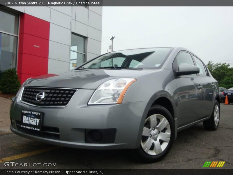 Magnetic Gray / Charcoal/Steel 2007 Nissan Sentra 2.0